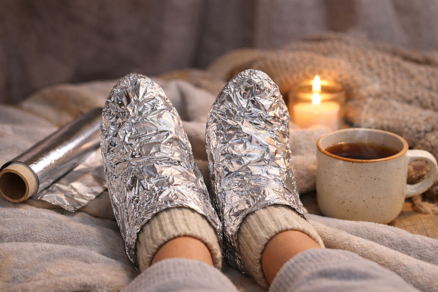 Wrapping Your Feet in Aluminum Foil Has a Surprising Effect