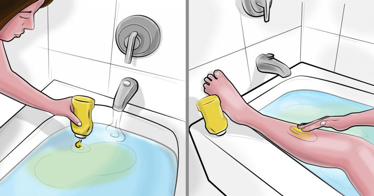 This is why you should add a bit of mustard to the bath water