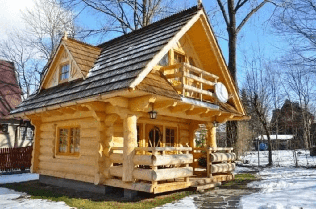 This tiny house is only 296SF, but when you look inside you want to live here!