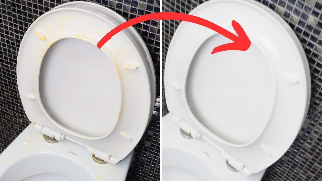 How To Remove Yellow Stains From Your Toilet Seat
